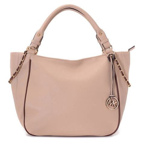 michael kors shoulder bag medium apricot leather|Michael Kors flat shoulder handbags.